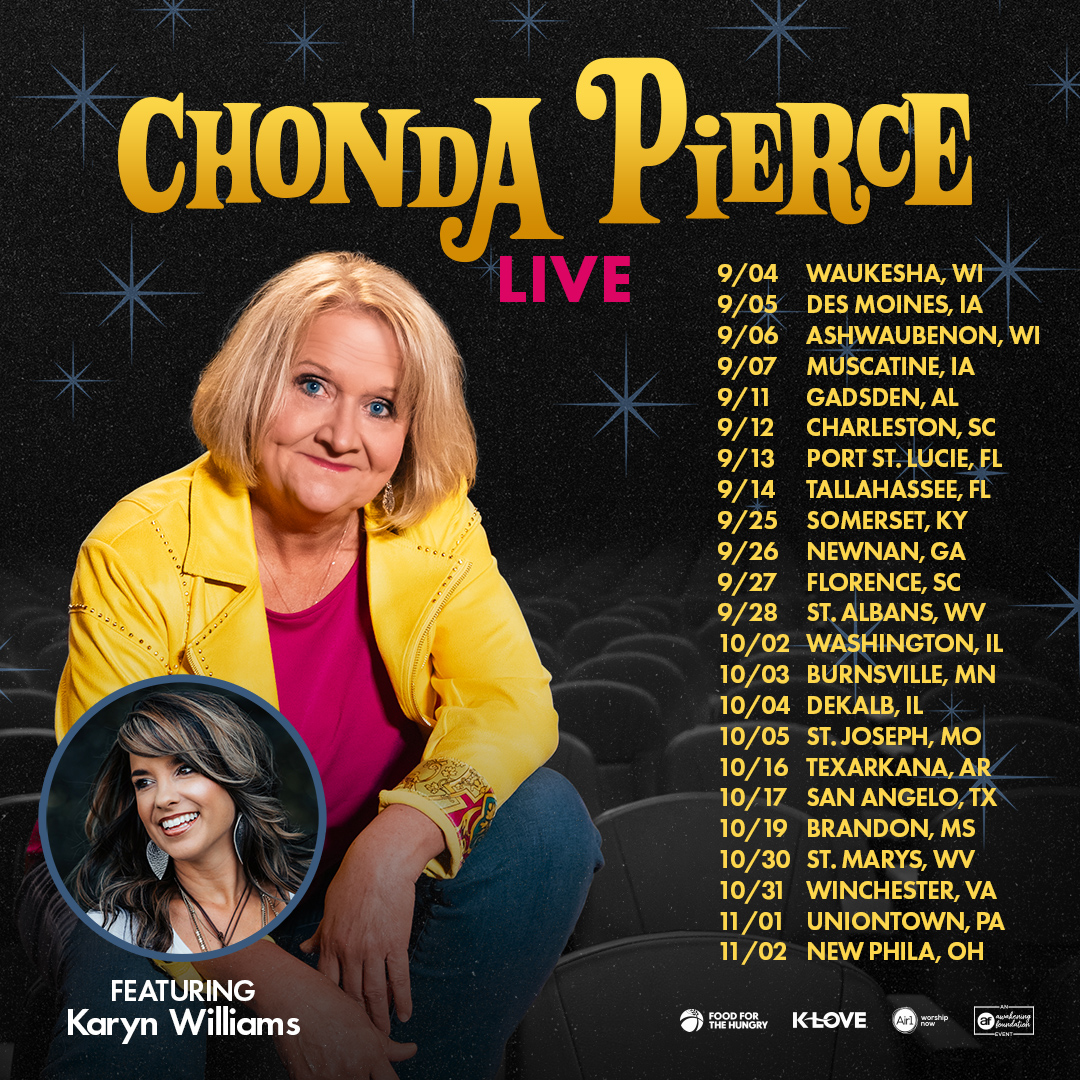 Chonda Pierce Live Tour Poster 2025
